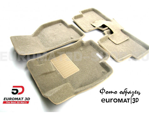 Текстильные 3D коврики Euromat3D Business в салон для Renault Koleos (2008-2016) № EMC3D-004205T Бежевые Текстильные 3D коврики Euromat3D Business в салон для Renault Koleos (2008-2016) № EMC3D-004205T Бежевые
