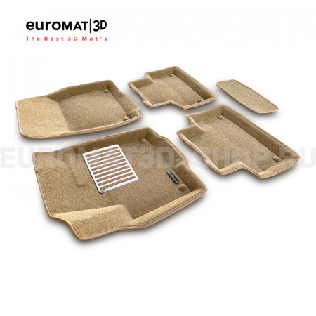 Текстильные 3D коврики Euromat3D Lux в салон для Land Rover Range Rover Evoque (2011-2018) № EM3D-003103T Бежевые Текстильные 3D коврики Euromat3D Lux в салон для Land Rover Range Rover Evoque (2011-2018) № EM3D-003103T Бежевые