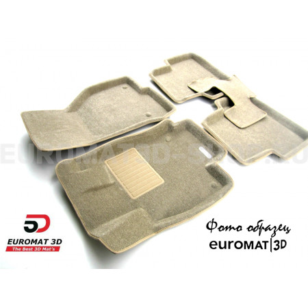 Текстильные 3D коврики Euromat3D Business в салон для Toyota Corolla (2013-2018) № EMC3D-005128T Бежевый Текстильные 3D коврики Euromat3D Business в салон для Toyota Corolla (2013-2018) № EMC3D-005128T Бежевый