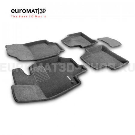 Текстильные 3D коврики Euromat3D Business в салон для Toyota Rav 4 (2019-) (АКПП) № EMC3D-005105G Серые Текстильные 3D коврики Euromat3D Business в салон для Toyota Rav 4 (2019-) (АКПП) № EMC3D-005105G Серые
