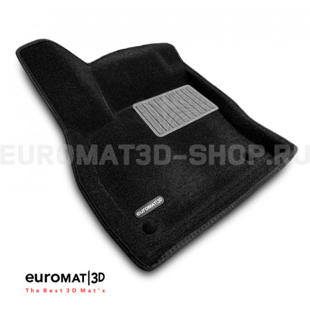 Текстильные 3D коврики Euromat3D Business в салон для Audi Q3 (2020-) № EMC3D-001115