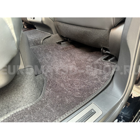 Текстильные 3D коврики Euromat3D Business в салон для Toyota Land Cruiser 300 (2021-) № EMC3D-005109