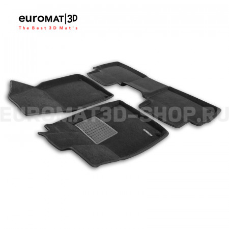 Текстильные 3D коврики Euromat3D Business в салон для Geely Cityray (2024-) № EMC3D-001417