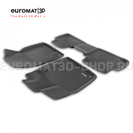 3D коврики Euromat3D EVA в салон для Geely Cityray (2024-) № EM3DEVA-001417
